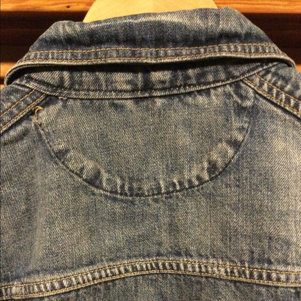 ♥️4XHP!♥️ Express | Cropped Classic Denim Jacket - Picture 9 of 14